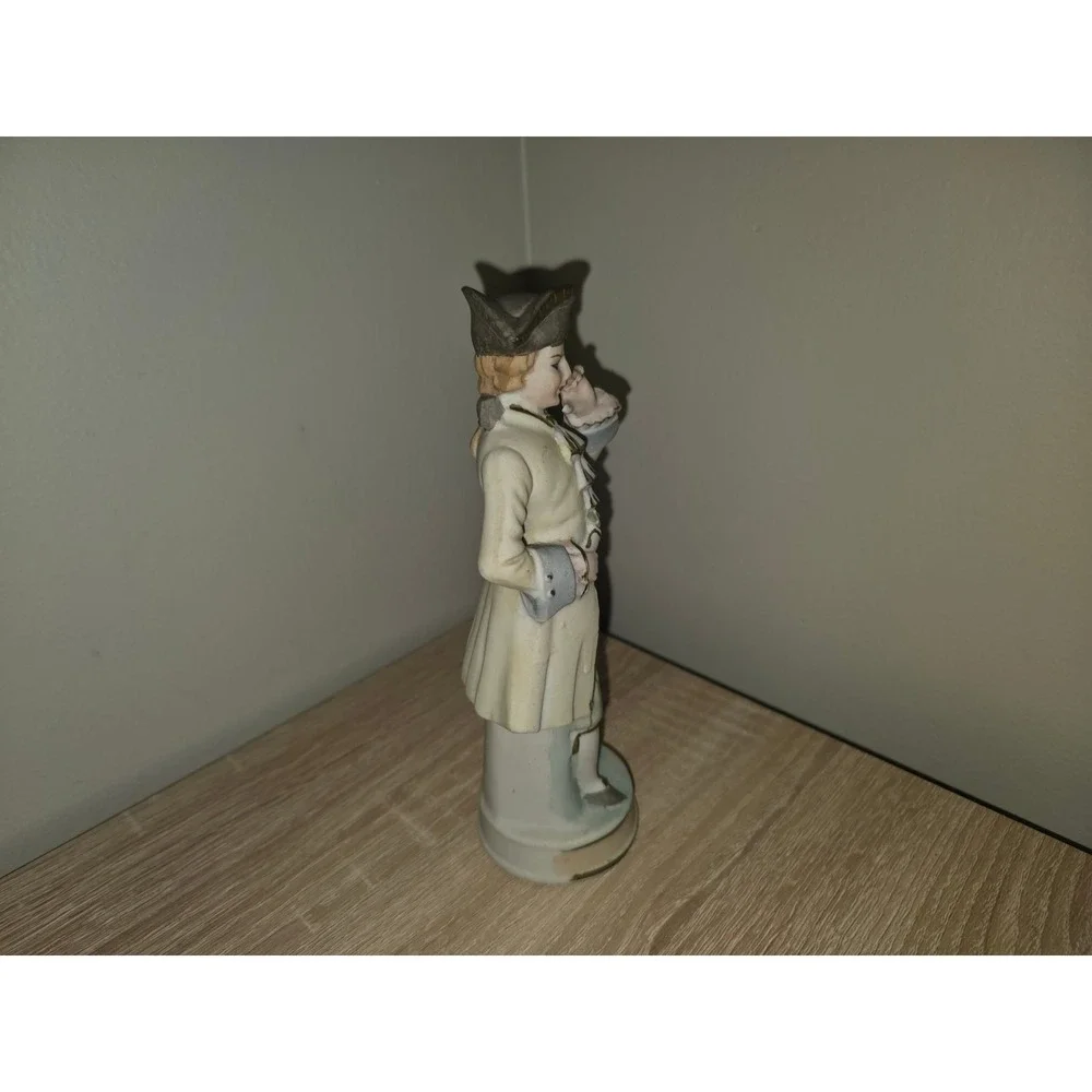 Vintage Occupied Japan Porcelain Colonial‎ Gentleman Figurine Tricorn Hat 1940s